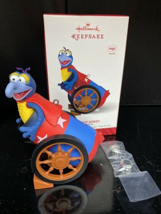 Muppets Gonzo Sound Operated Hallmark Ornament Great Xmas Gift,  Stocking Stuffer