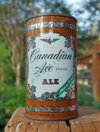 Canadian Ace Ale Flat Top Beer Can