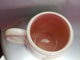 3D Kitty Cat Mug Ceramic Cup Tea Coffee Pink White Gift 8 oz. 3