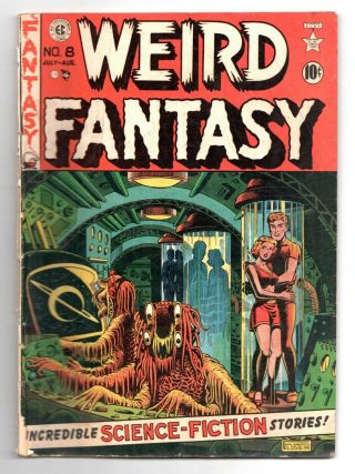 Weird Fantasy 8 (1950 Series) 1st Printing Wally Wood Ec Comics July 1951 Fr/gd