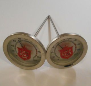 2 - Lone Star Beer Meat/food Thermometers -