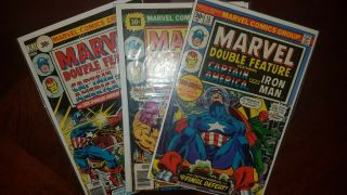 Marvel Double Feature 15 16 And 17 - 30 Cent Price Variant,  Bronze Age