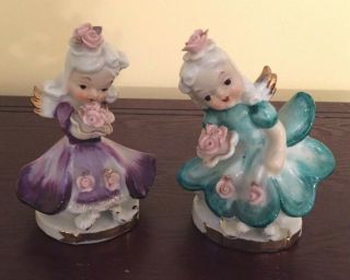 Napco Angel Figurines - Set Of 2