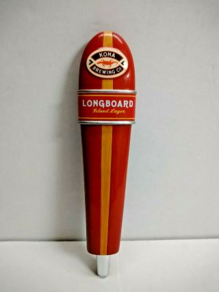Kona Brewing Company Longboard Island Lager Draft Beer Tap Handle