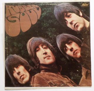 The Beatles.  Rubber Soul.  1965 Capitol Records Label Lp Vg Mono T 2442 Fab 4