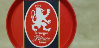 Vintage KRUEGER PILSNER Beer Tray Gottfried Krueger Brewing Company 2
