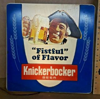 1950s Ruppert Knickerbocker Vintage Beer Light Advertising Sign