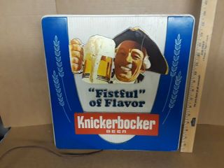 1950s Ruppert Knickerbocker VINTAGE Beer Light Advertising Sign 2