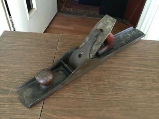 Old L.  Bailey’s Patented Dec.  24,  1867 Smooth Bottom 21 3/8” Carpenter’s Plane