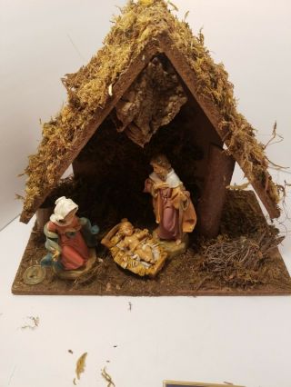 Fontanini 3 Figure Starter Set The Holy Family Nativity Scene