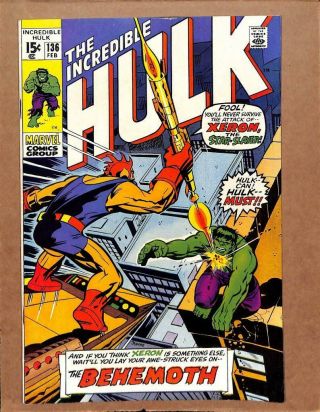 Incredible Hulk 136 - Near 9.  2 Nm - Avengers Marvel Comics