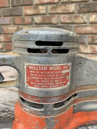 Vintage Wells Wellsaw Model 400 2