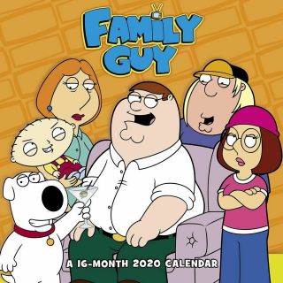The Family Guy Tv Series Cast & Quotes 16 Month 2020 Art Wall Calendar