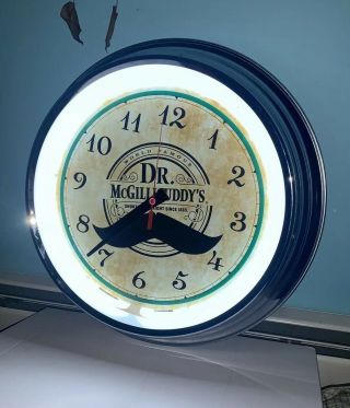 Exclusive Dr Mcgillicuddy’s Light Up Bar Clock