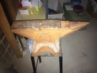 Vulcan Arm And Hammer Blacksmith Anvil With Base