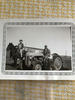 vintage photo Ford 8N tractor 2