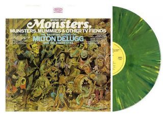 Milton Delugg & Orch.  - Music For Monsters,  Munsters Lp Ghoulish Green Vinyl