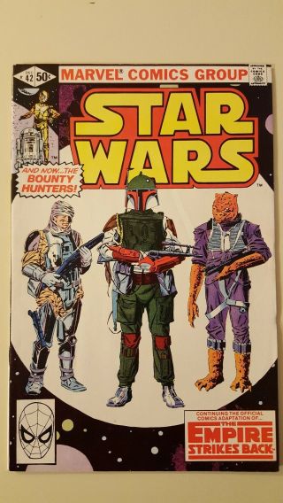 Star Wars 42 (dec 1980,  Marvel).  1st Boba Fett App.  Est Vf/nm.  Ultra