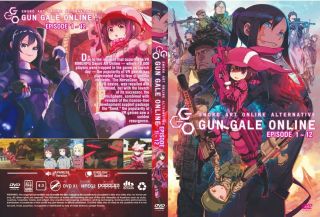 Anime Dvd Sword Art Online Alternative Gun Gale Online Eps 1 - 12 End Box Set L6