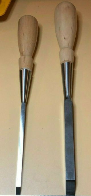 Lie Nielsen Mortise Chisels - 3/8 " & 3/16” - W/ Box - Minimal To No Use On Both