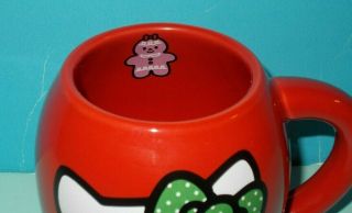 Hello Kitty Oval 18 oz,  Ceramic Oval Red Coffee Mug Cup 2