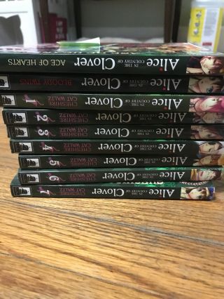 Alice In The Country Of Clover Manga Set,  Cheshire Cat Waltz,  Bloody Twins,  Ace