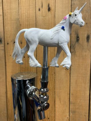 Unicorn Beer Keg Tap Handle Kegerator Pull Knob Fairy Horse Fantasy Rainbow
