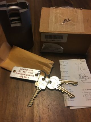 Sargent And Greenleaf 831b 1988 With 3 Keys And Box