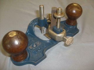 Record No 071 hand router plane with all 3 blades,  fully restored 3