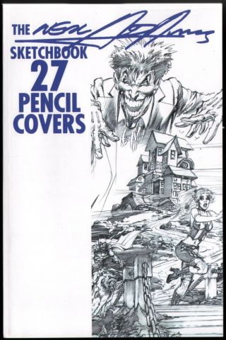 Signed Neal Adams Dc Variant Cover Art Sketch Book Le/200 Artist Proof Ap Batman