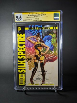 Before Watchmen: Silk Spectre 1 Variant (cgc 9.  6) Signed Cooke,  Conner & Johnson