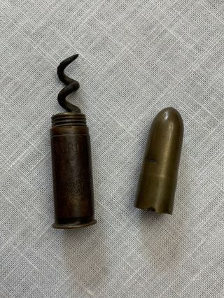 Lemp Brewery 1897 Bullet Shaped Corkscrew 3
