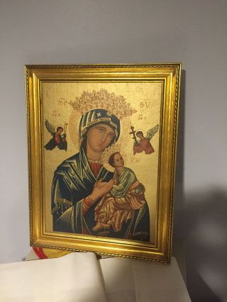 Our Mother Of Perpetual Help.  Touched By The