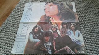 The Rolling Stones - Let It Bleed Rare Poster From The Lp No Record