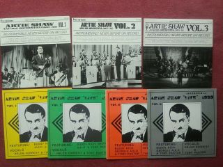 Artie Shaw Live 1939 1 - 4,  " 1937 - 38 Instrumentals Never Before On Record " 1 - 3 Lp