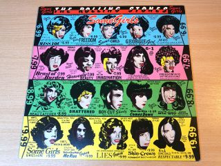 The Rolling Stones/some Girls/1978 Lp/uncensored Sleeve