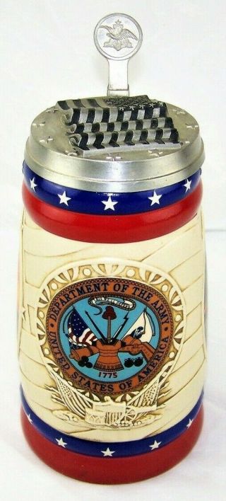 2002 Anheuser - Busch U.  S.  Armed Forces Series Limited Edition Army Stein - Cs567