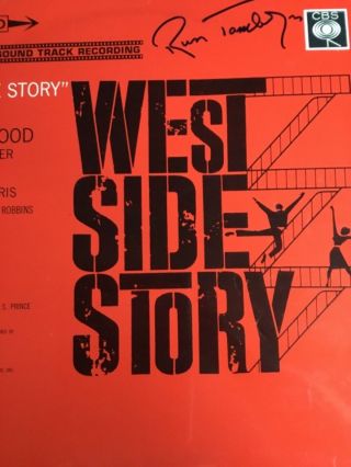 West Side Story Vinyl Signed By Russ Tamblyn