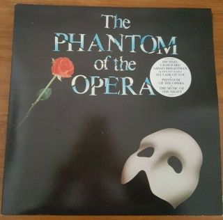 Andrew Lloyd Webber ‎– The Phantom Of The Opera - 1987 - 2 × Vinyl,  Lp,  Booklet