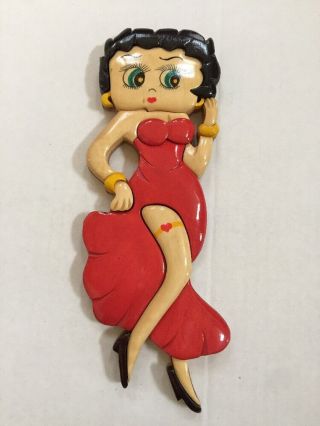 Betty Boop Wooden Wall Hanging