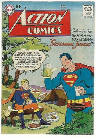 Dc Comic’s Action Comics 232 – 1957 Superman Superman Jr