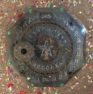 Tree Of Life Wicca Ouija Board Resin Pentacle Spirit Board