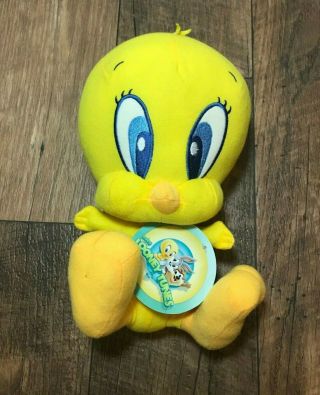 Baby Looney Tunes Tweety Bird 10 " W/tags,  Toy Factory,  Warner Brothers