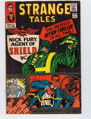 Strange Tales 135 Nick Fury Key Higher Grade Book