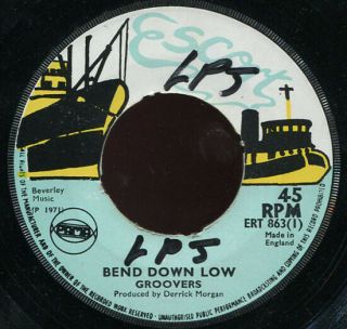 Groovers - Bend Down Low / The Burning Feeling Uk Escort 7 "