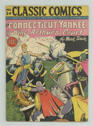 Classics Illustrated 024 A Yankee In King Arthur 