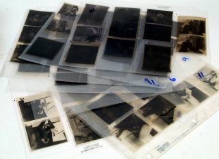 62 Medium Format Negatives & 15 Prints Polaroids 1950 