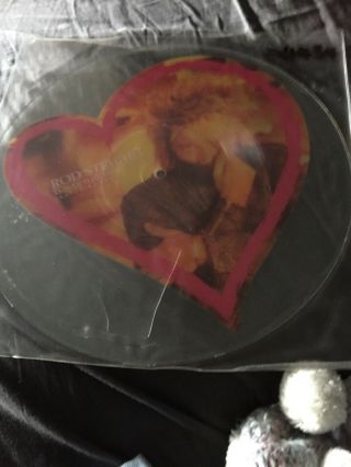 Rod Stewart This Old Heart Of Mine Uk 1989 Rare 7 " Uncut Shaped Picture Disc