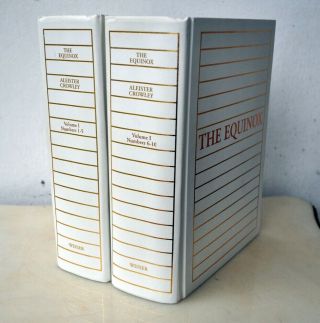 Complete 10 Volume Set Of The Equinox By Aleister Crowley,  Published 1998 Weiser