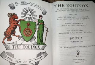 Complete 10 Volume Set of The Equinox by Aleister Crowley,  Published 1998 Weiser 3